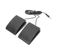 TOYANDONA Pedal de Sostenimiento para Piano Electrónico y Batería Digital Pedal Damper Profesional Negro Antideslizante con Conector para Teclados y Electrónico