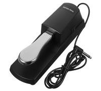 TOYANDONA Pedal de Sustain para Piano y Teclado Electrónico Aleación Duradera, Base Antideslizante y Conmutador Reversible para Sintetizadores Midi