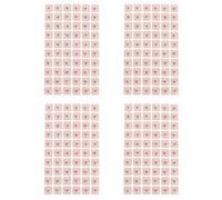 TOYANDONA Pegatinas de Acupresión para Oreja 240 Unidades Amarillo Claro Kit de Masaje Multicondición Estimulante de Puntos de Acupuntura para Relajación y Bienestar