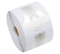 TOYANDONA Pegatinas Guía Forma Uñas, Molde en Papel de Aluminio para Extensión Rápida, 1 Rollo de Suministros de Manicura Profesional