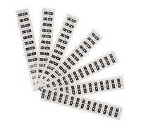 TOYANDONA Pegatinas para Armónica 24 y 28 Agujeros Clave C, Etiquetas Numeradas Autoadhesivas Negras 60 Piezas para Aprendizaje Musical Rápido y Práctica de Escalas