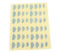 TOYANDONA Pegatinas Para Mástil De Guitarra y Ukelele Diseño De Nube Plateada, Calcomanías Decorativas Para Diapasón De Guitarra Eléctrica, Resistentes y Fáciles De Aplicar