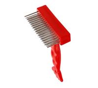 TOYANDONA Peine Para Mascotas Cepillo De Acero Inoxidable Para Perros y Gatos Herramienta De Aseo Para Quitar El Pelo Suelto Para Cachorros y Mascotas De Pelo