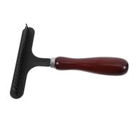 TOYANDONA Peine para Mascotas Mango De Madera Peine De Acero Inoxidable para Perros y Gatos para Cepillado Interiores y Exteriores Elimina y Pelo Suelto