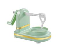 TOYANDONA Pelador de Manzanas Manual de Acero Inoxidable y Abs Peladora de Frutas con Manivela Cortador y Descorazonador Herramienta Práctica para Cocina y Restaurante Ahorro Esfuerzo