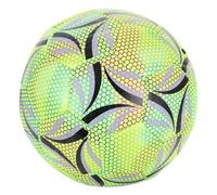 TOYANDONA Pelota de Fútbol Luminosa de Noche para Entrenamiento de Adultos y Jóvenes Resistente y Duradero para Condiciones de Luz Diseño Ergonómico para Control y