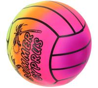 TOYANDONA Pelota Hinchable Voleibol Arcoíris PVC Grueso para Playa Piscina y Jardín Ligera y Fácil de Inflar para Interiores y Exteriores