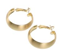 TOYANDONA Pendientes Aro Dorados Vintage Gruesos Redondos Huecos para Mujer y Niña Pendientes Simples y Modernos para Regalo de Cumpleaños y San Valentín