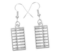 TOYANDONA Pendientes Colgantes de Ábaco Únicos Ligeros y Cómodos para Mujer Joyería Decorativa Distintiva Regalo para Estudiantes y Profesores de Matemáticas