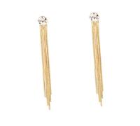 TOYANDONA Pendientes De Borlas Para Mujer Colgantes Pedrería Cadena De Hueso De Serpiente Diseño Adecuado Para Fiestas y Eventos Especiales