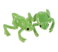 TOYANDONA Pendientes de Rana sin Perforación Clip para Oreja de Aleación Mini y Cómodos 2 Piezas para Mujer Accesorios de Joyería Animalitos para Uso Diario y Disfraz