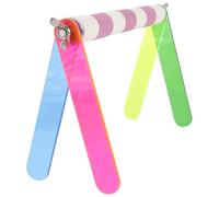 TOYANDONA Percha para Loros de Escritorio Decorativa Resistente al Desgaste | Soporte de Plástico para Pájaros, Uso en Casa, Accesorio para Loros, Diseño de Mesa