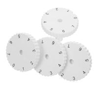 TOYANDONA Perilla de Control de Temperatura para Frigorífico 7 Posiciones Interruptor de Dial de Plástico para Congelador Juego de 4 Unidades Compatible Termostato de Refrigerador