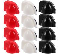 TOYANDONA Perillas en Varios Colores Tipo Cabeza de Pollo de Potenciómetro 12 Piezas de Plástico Control de Efectos y Volumen para Guitarra Eléctrica para Amplificadores