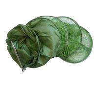 TOYANDONA Pesca Reutilizable de Poliéster con Malla Resistente y Estructura de Acero Inoxidable para Proteger Peces y Mariscos Ríos y Estuarios para Pesca al Aire y Conservación Segura