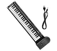 TOYANDONA Piano Electrónico Portátil De Teclas Plegable y Enrollable Para Principiantes Altavoces y Funciones De Grabación Para Aprendizaje Musical