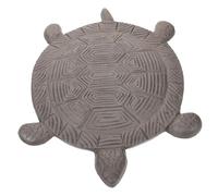 TOYANDONA Piedras Decorativas de Hierro Fundido para Jardín, Accesorios para Césped Exterior, Piedra de Paso Tortuga 34x26 Cm para Terraza y Paisajismo al Aire Libre