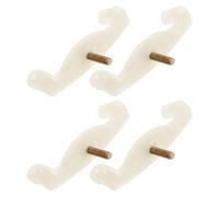 TOYANDONA Pies de Repuesto para Reposa Hombros de Violín 1/4-1/8 con Almohadilla Antideslizante de Goma, Accesorio para Apoyo Cómodo y Protección del Instrumento, 4 Piezas para