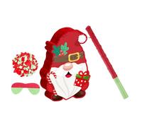 TOYANDONA Piñata Navidad Colgante con Diseño Interactivo para Fiestas Infantiles Decoración Festiva para Eventos Navideños y Cumpleaños