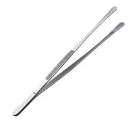 TOYANDONA Pinza acero inoxidable 304, 30 cm, pinzas largas para parrilla de barbacoa y cocina profesional, herramienta multiusos ergonómica para servir y emplatar