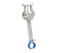 TOYANDONA Pinza para Partituras Portátil de Trompeta Clip de Sujeción de Hierro Resistente y Ligero Soporte para Músicos Marcha Color Plata