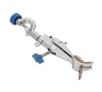 TOYANDONA Pinza para Vaso de Laboratorio de Aleación de Zinc, 4 Garras, Plata, para Beaker y Flask, Protege Vidrio Frágil, para Proyectos de Ciencia y Experimentos de Química