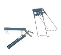 TOYANDONA Pinzas Antideslizantes para Cocina 2 Piezas, Clip Plástico Azul Oscuro para Cuencos y Platos, Protección Anti-calor para Uso Doméstico y Restaurante