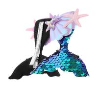 TOYANDONA Pinzas Cabello de Sirena para Niñas 2 Piezas Lentejuelas Brillantes Tamaño Único Accesorio Cabello Infantil Adecuado para Fiestas Cumpleaños y Uso Diario