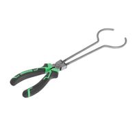 TOYANDONA Pinzas para Fundición de Metales, Alicates para Cuencos de Fundición, Acero Inoxidable y Plástico, Agarre de Precisión, Resistentes al Calor, para Crisoles de Grafito, Orfebrería