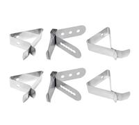 TOYANDONA Pinzas para Sonda de Termómetro de Café, Soporte Metálico Ajustable de Acero Inoxidable 304 de Grado Alimenticio, Pack de 6 Unidades para Uso en Cocina y Control de Temperatura