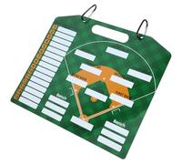 TOYANDONA Pizarra de Béisbol Portátil y Tarjetas de Alineación de Pvc con Marcador Borrable para Entrenamiento y Coaching Deportivo