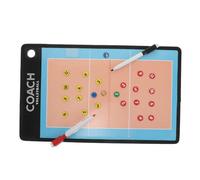 TOYANDONA Pizarra Magnética de Voleibol para Entrenadores con Piezas de Ajedrez y Bolígrafo, Tablero Borrable en Seco Portátil para Entrenamiento y Estrategia de Equipos de Voleibol