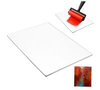 TOYANDONA Placa de Gel Transparente Versátil para Impresión Artística y Manualidades Flexible Reutilizable para Monotipia Scrapbooking y Proyectos Creativos