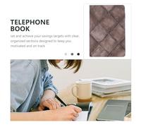 TOYANDONA Planificador de Presupuesto, Cuaderno de Finanzas Pu Marrón, Mensual, Calendario, Control de Ingresos y Objetivos de Ahorro, para Oficina y Hogar, para Estudiantes
