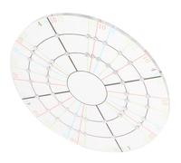 TOYANDONA Plantilla Divisor de Discos Cerámicos Pequeña Herramienta de Arcilla para Escultura y Modelado Kit para Manualidades de Cerámica DIY Suministros para Reparación y Medición