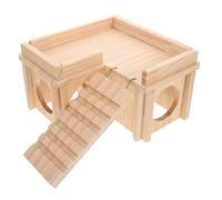 TOYANDONA Plataforma De Descanso para Reptiles Refugio De Madera para Barbudos con De Hábitat Natural para y Hámsters Decoración De Jaula