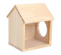 TOYANDONA Plataforma De Madera para Hámster Decorativo Jaula Visualización Transparente Fácil De Limpiar