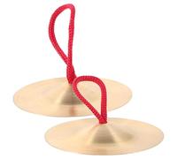 TOYANDONA Platillos Infantiles de Platillos de Dedo Portátiles para Instrumentos Musicales de Percusión Juguetes Educativos para Lecciones de Música y Actividades al Aire