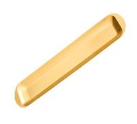 TOYANDONA Plato Rectangular de Acero Inoxidable Grueso para Servir Snacks y Sushi Bandeja de Gran Capacidad con Base Plana Antideslizante para Restaurantes y Uso Comercial Diseño Coreano