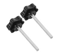 TOYANDONA Pomo para Andador con Junta de Goma Perilla de Repuesto de Plástico y Metal para Reemplazo de Caminadores