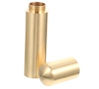 TOYANDONA Portacerillas de Latón Pequeño Portátil, Caja Metálica Resistente para Cerillas, Contenedor de Cerillas de Supervivencia, Uso Camping y Senderismo, Almacenamiento Seguro