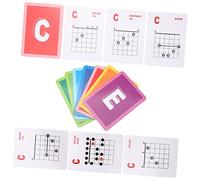 TOYANDONA Póster De Acordes Para Guitarra Eléctrica y Acústica 49 Diagramas De Acordes Para Principiantes, Tabla De Escalas y Notas Musical, Guía Práctica Para Aprendizaje y Práctica Rápida