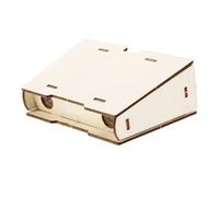 TOYANDONA Prismáticos Educativos de Madera para Niños Y Niñas Juguete Binocular para Niños Y Niñas Proyecto Científico para Niños Y Niñas Telescopio Pequeño Portátil
