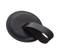 TOYANDONA Protección De Platillos Con Banda y Almohadilla De Cuero Vacuno Para Batería Sinfónica Correas Duraderas Negras Para Accesorios De Percusión