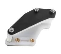 TOYANDONA Protector de Cadena para Motocicleta Negro Guía de Cadena y Deflector de Metal y Plástico para Protección en Terrenos Complejos y Fácil Instalación