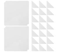 TOYANDONA Protector de Esquinas para Libros Autoadhesivo y Transparente, 500 Piezas de Pe para Tareas de Oficina y Estudiantes, Adecuado para Scrapbooking y Sellado de Páginas