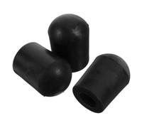 TOYANDONA Protector de Goma para Clavija de Violonchelo Negro, 3 Piezas Fácil Instalación y Durabilidad Sólida, Accesorio Antideslizante para Instrumentos Musicales