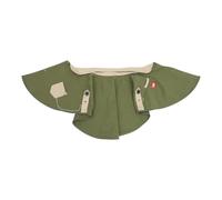 TOYANDONA Protector de Hombro para Loro Lavable y Antipicaduras de Tela Verde, Capa para Entrenamiento de Aves Adecuado para Periquitos en Entrenamientos Interiores y Exteriores
