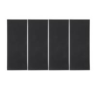 TOYANDONA Protectores Antideslizantes de Silicona para Suelas de Tacones y Botas, 4 Piezas Negras, Resistentes al Desgaste para Espacios de Trabajo y Vida