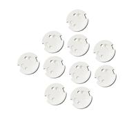TOYANDONA Protectores de Enchufe y Tapas de Salida Abs para Tomas Francesas, 10 Unidades, Protección Infantil, Diseño Delgado y Seguro, Material Abs Resistente para Seguridad Eléctrica